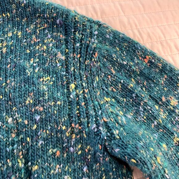 Lou and Grey Women's Green Mock Turtleneck Sweater, size Large - Picture 4 of 7